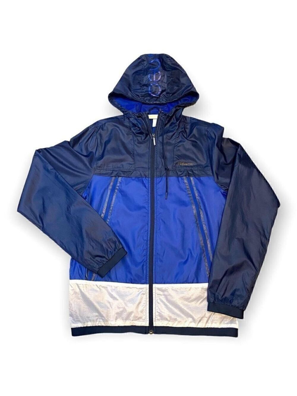 Adidas NEO Windbreaker Lightweight Running Track Jacket - Womens Small
